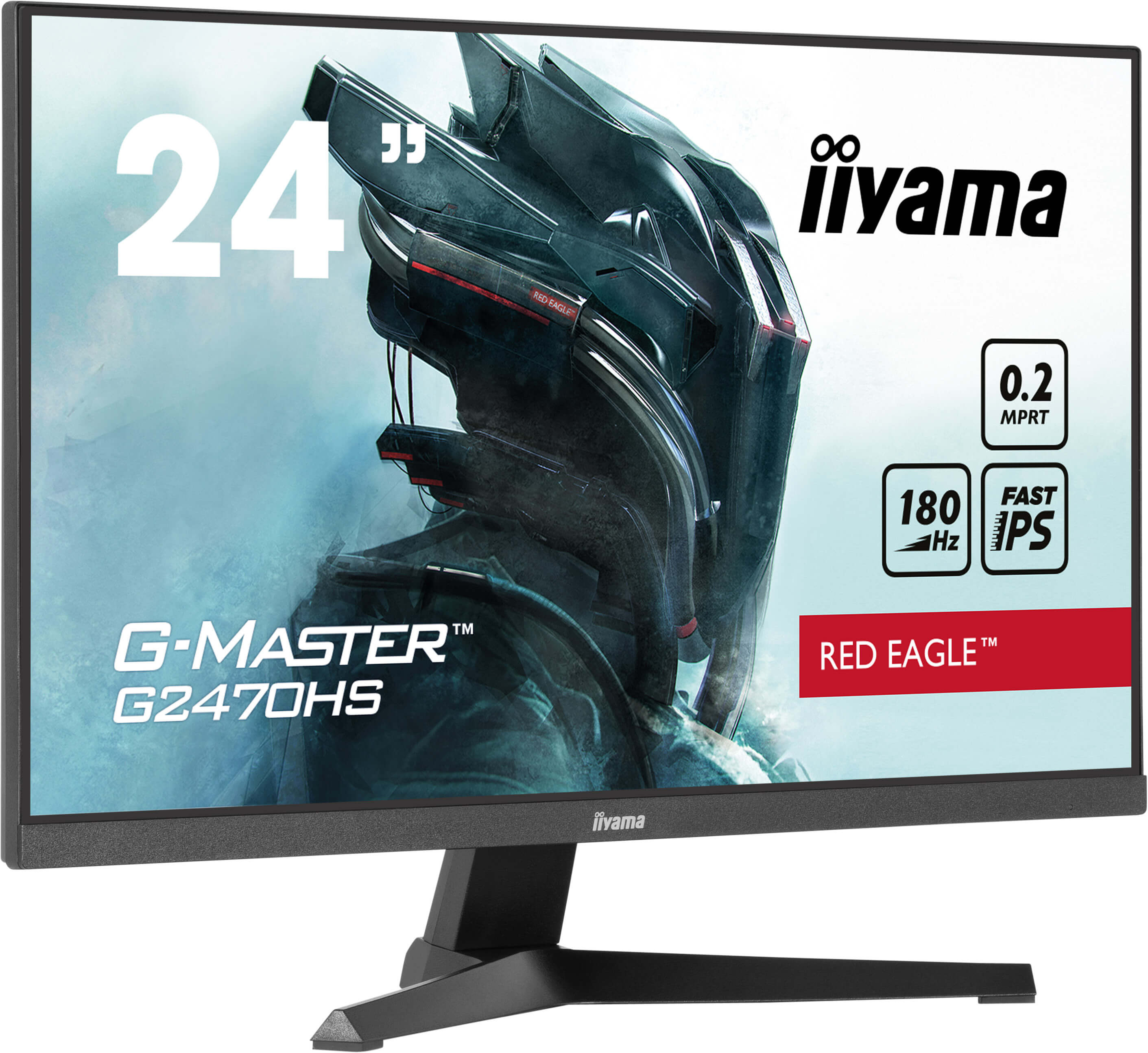 iiyama G-MASTER G2470HS-B1 computerskærm 60,5 cm (23.8") 1920 x 1080 pixel Fuld HD LCD Sort
