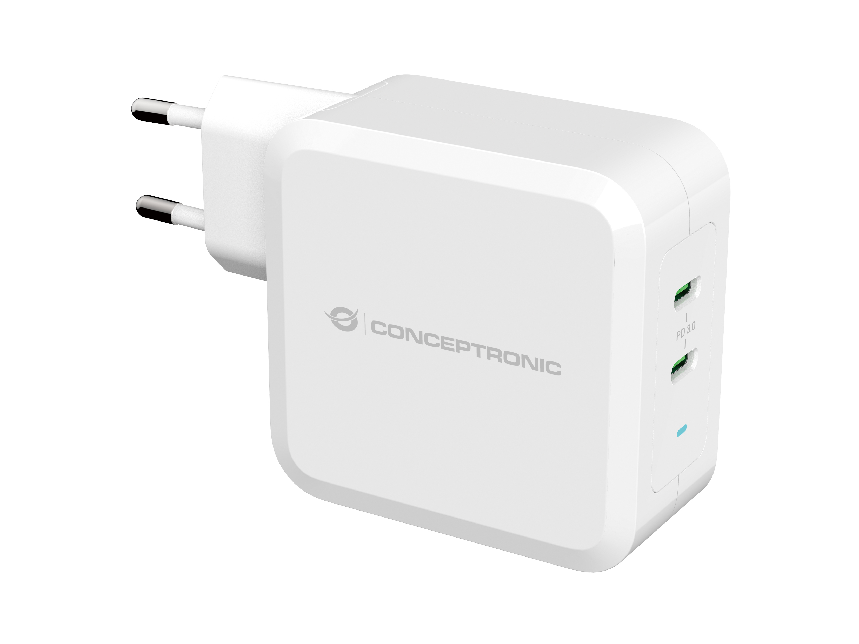Conceptronic ALTHEA08W oplader til mobil enhed Universel Hvid Vekselstrøm Indendørs