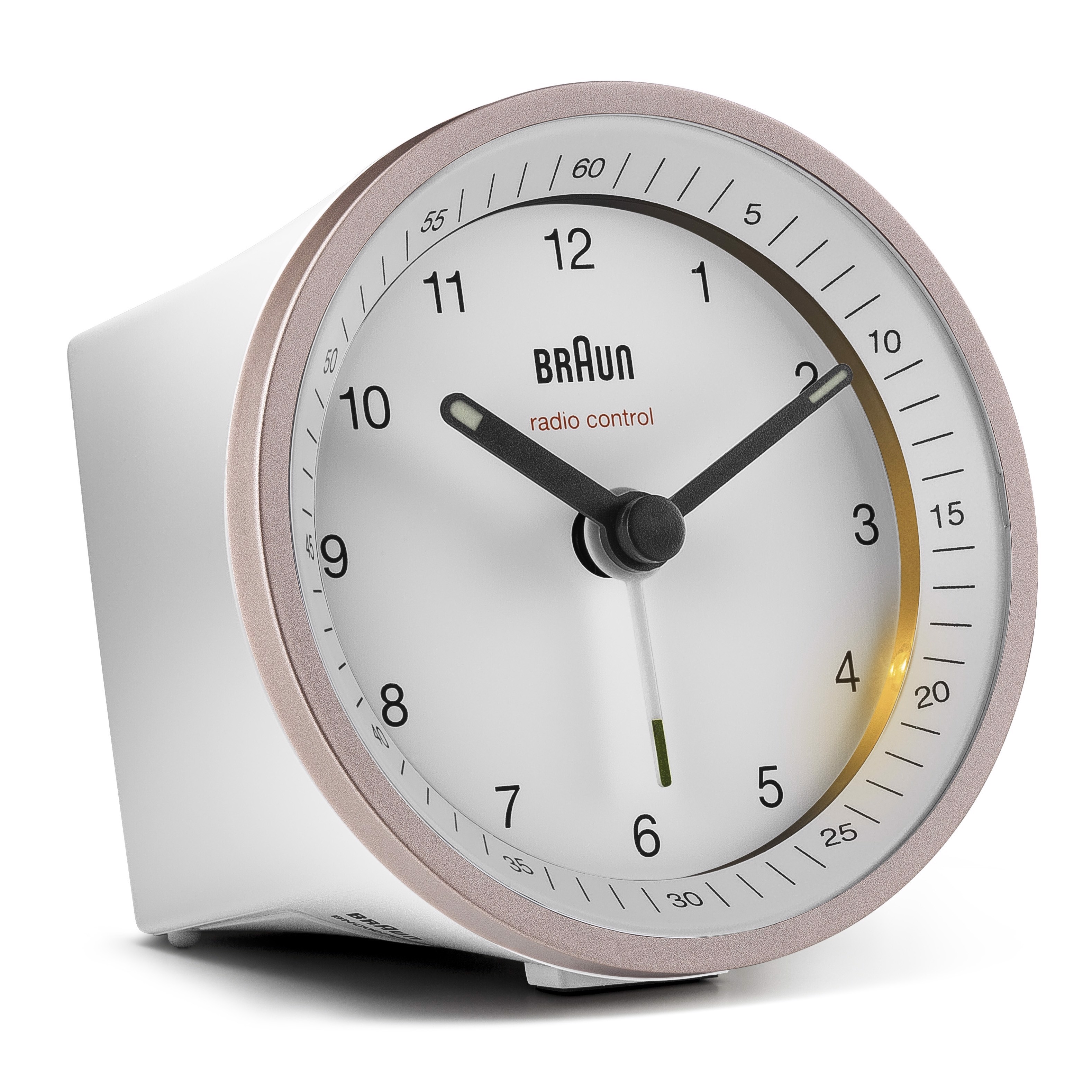 Braun BC07 Quartz alarmur Lyserød, Hvid