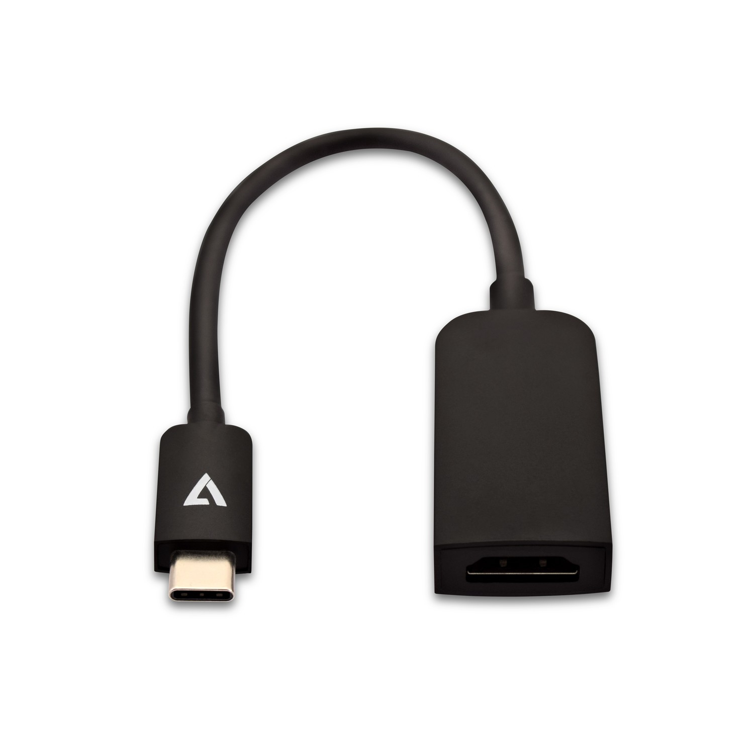 V7 V7UCHDMISL-1E videokabel adapter 0,1 m USB Type-C HDMI Type A (Standard) Sort