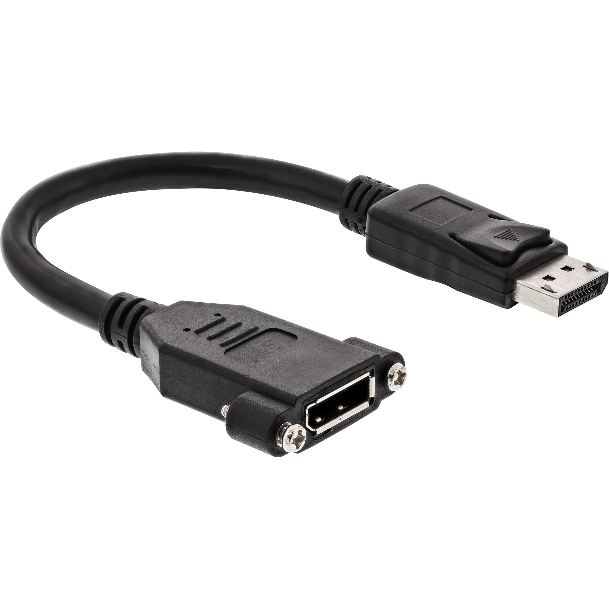 InLine 17100I DisplayPort kabel 0,2 m Sort