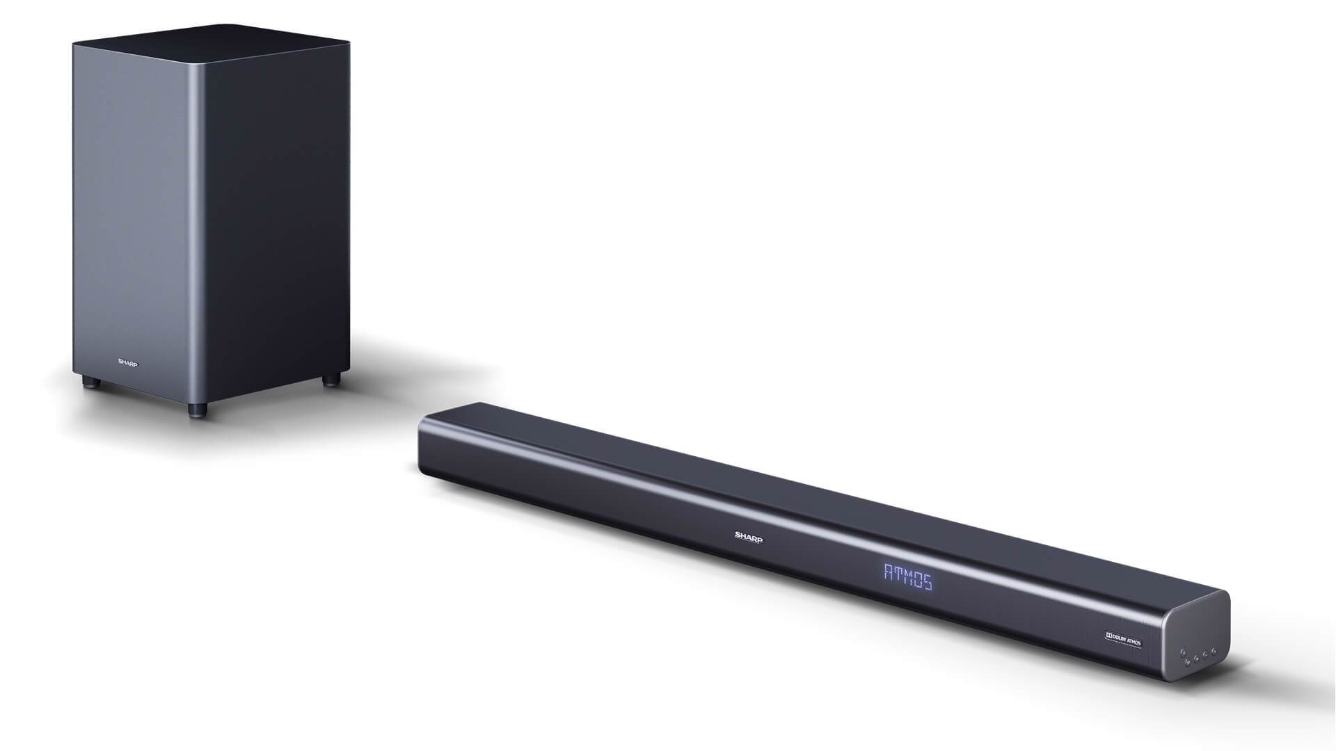 Sharp HT-SBW460 SoundBar højttaler Metallic 3.1 kanaler 440 W