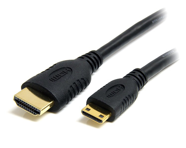 StarTech.com HDACMM50CM HDMI-kabel 0,5 m HDMI Type A (Standard) HDMI Type C (Mini) Sort
