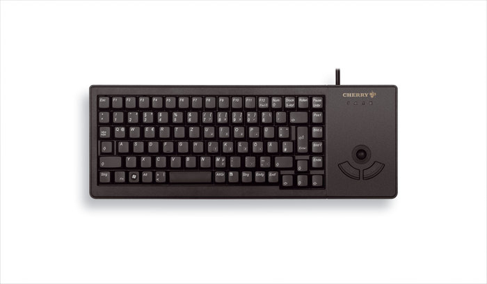 CHERRY XS Trackball tastatur Universel USB QWERTY US engelsk Sort