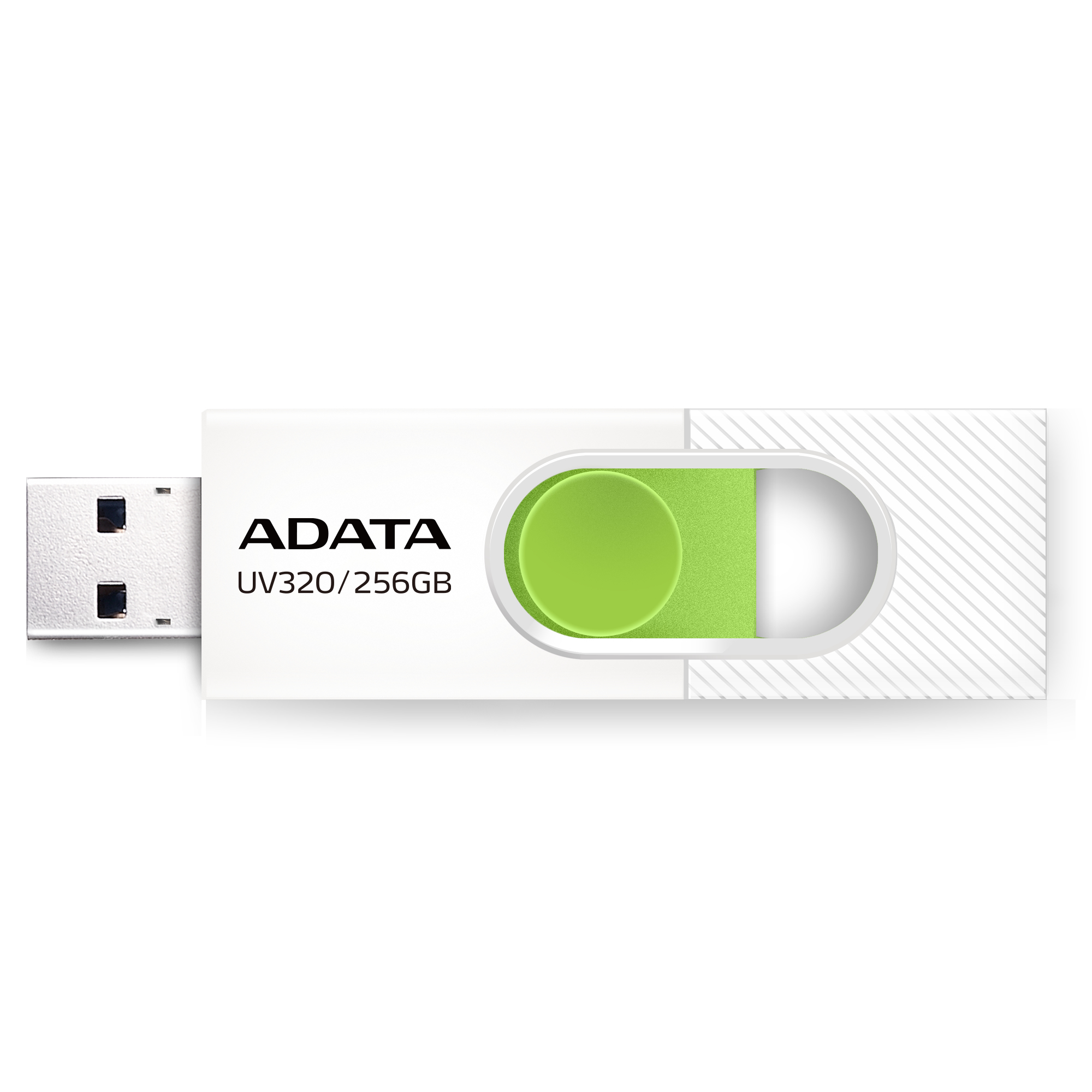 ADATA UV320 USB-nøgle 256 GB USB Type-A 3.2 Gen 1 (3.1 Gen 1) Grøn, Hvid