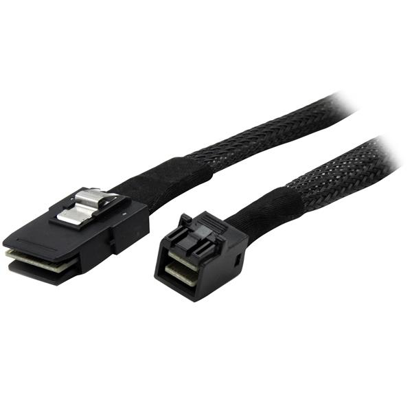 StarTech.com SAS87431M Serial Attached SCSI (SAS)-kabel 1 m Sort