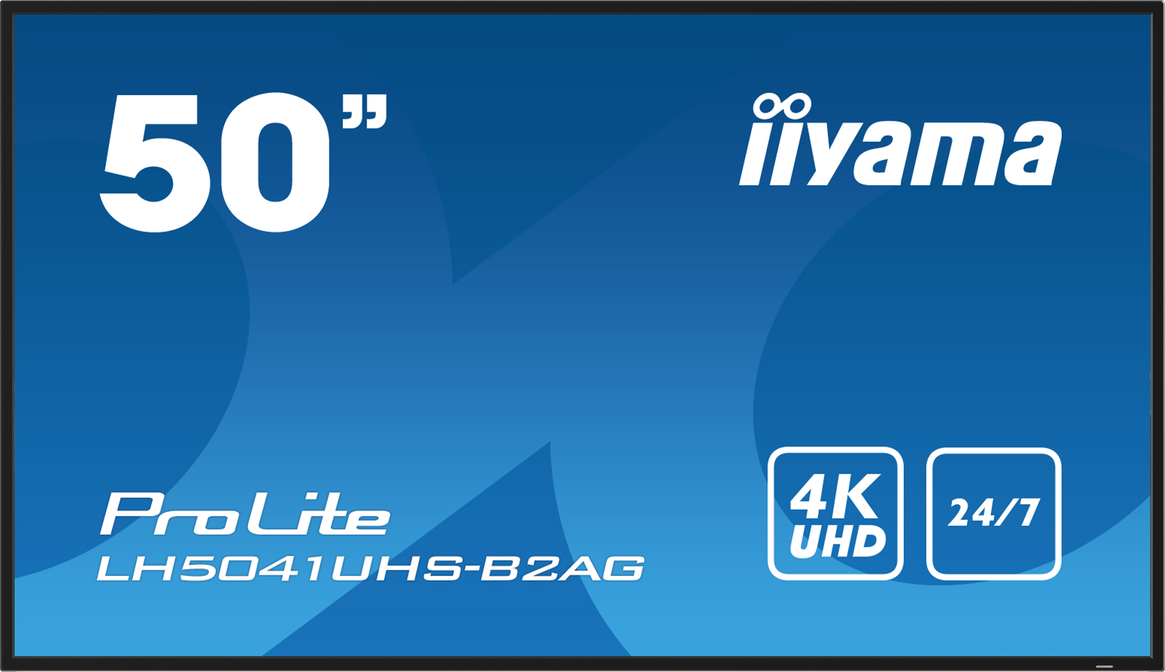 iiyama LH5041UHS-B2AG skilte display Digital fladpaneldisplay 127 cm (50") LCD 500 cd/m² 4K Ultra HD Sort 24/7
