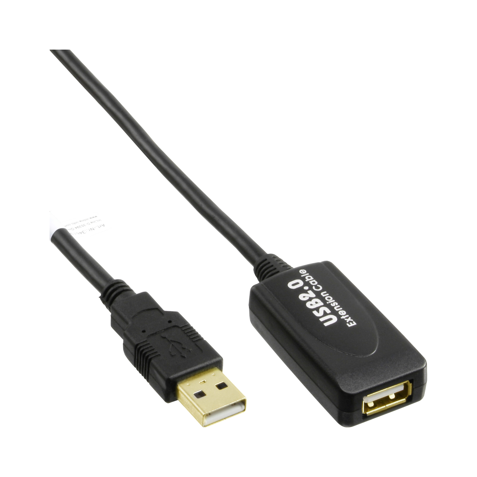 InLine 34612I USB-kabel USB 2.0 15 m USB A Sort