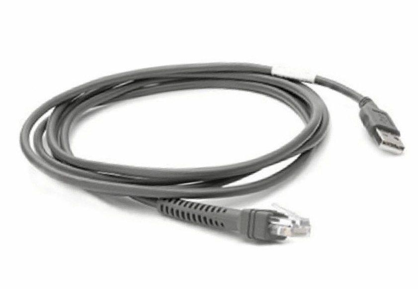 Zebra CBA-U21-S07ZBR serielkabel Sort 2,1 m USB EAS