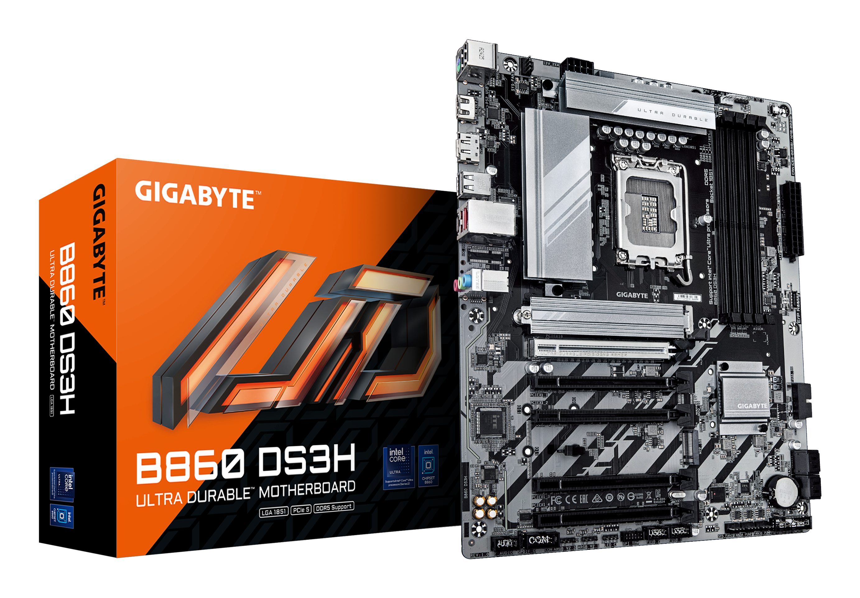 GIGABYTE B860 DS3H bundkort Intel B860 LGA 1851 (Socket V1) ATX