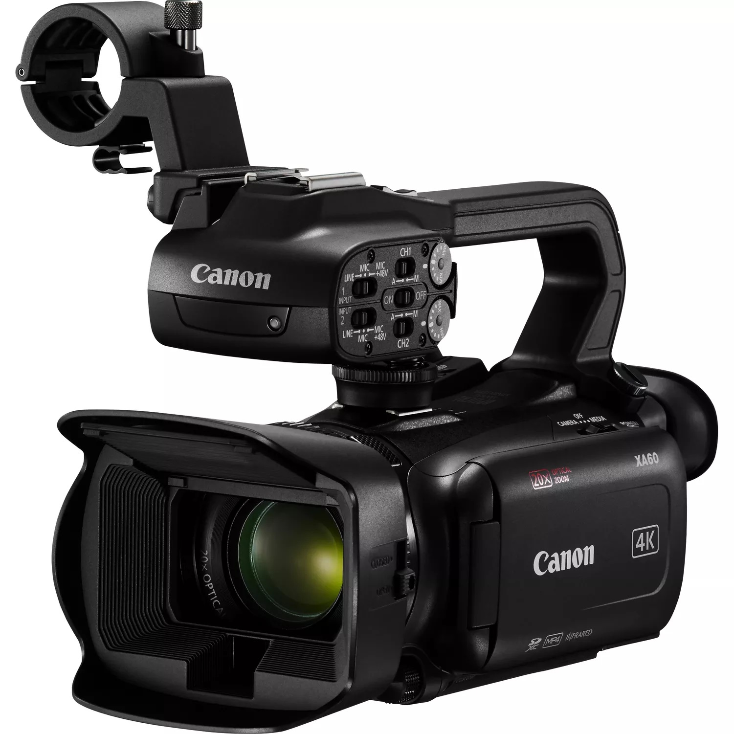 Canon XA -60 Håndholdt videokamera 21,14 MP CMOS 4K Ultra HD Sort