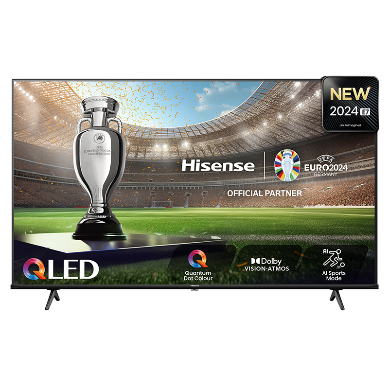 Hisense 50E77NQ TV 127 cm (50") 4K Ultra HD Smart TV Wi-Fi Sort 350 cd/m²