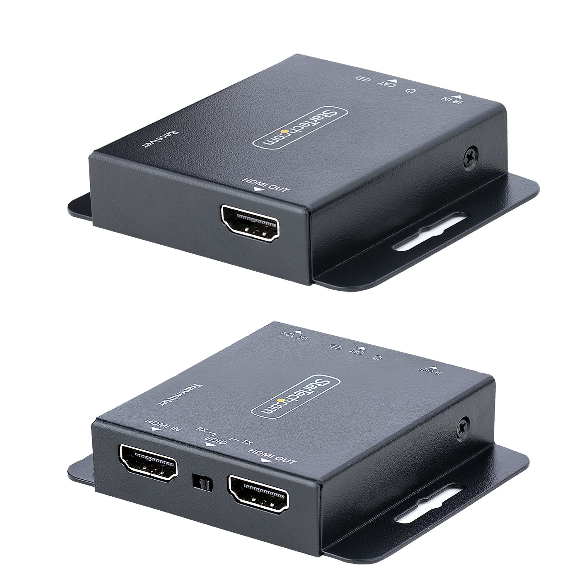 StarTech.com EXTEND-HDMI-4K40C6P1 AV forlænger AV sender & modtager Sort