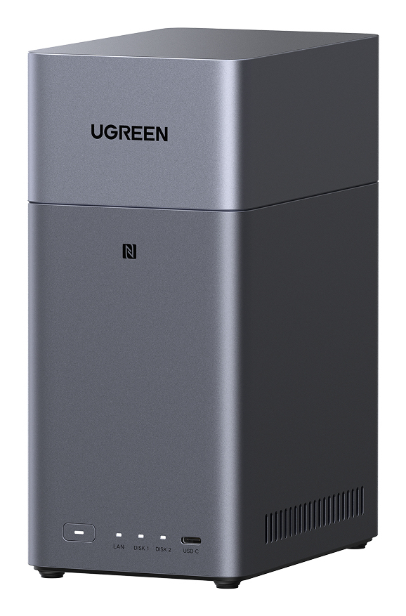 Ugreen DH2300 NAS Mini Tower 4 GB Grå