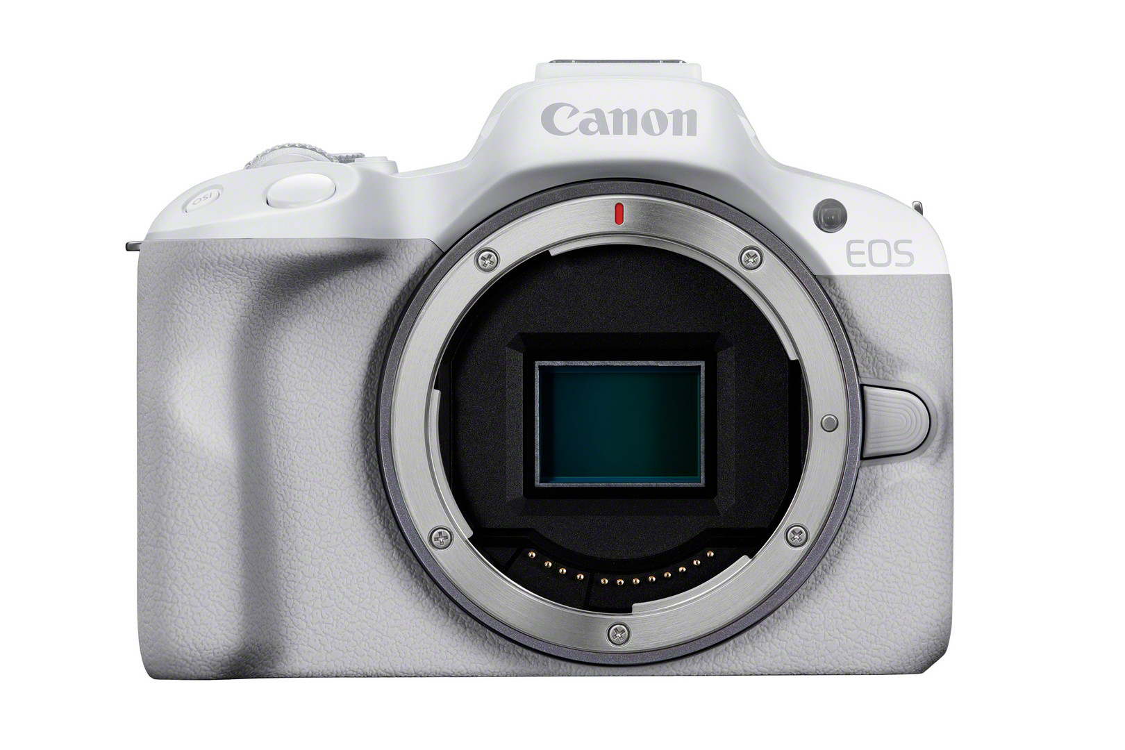 Canon EOS R50, White + RF-S 18-45mm F4.5-6.3 IS STM Kit MILC 24,2 MP CMOS 6000 x 4000 pixel Hvid