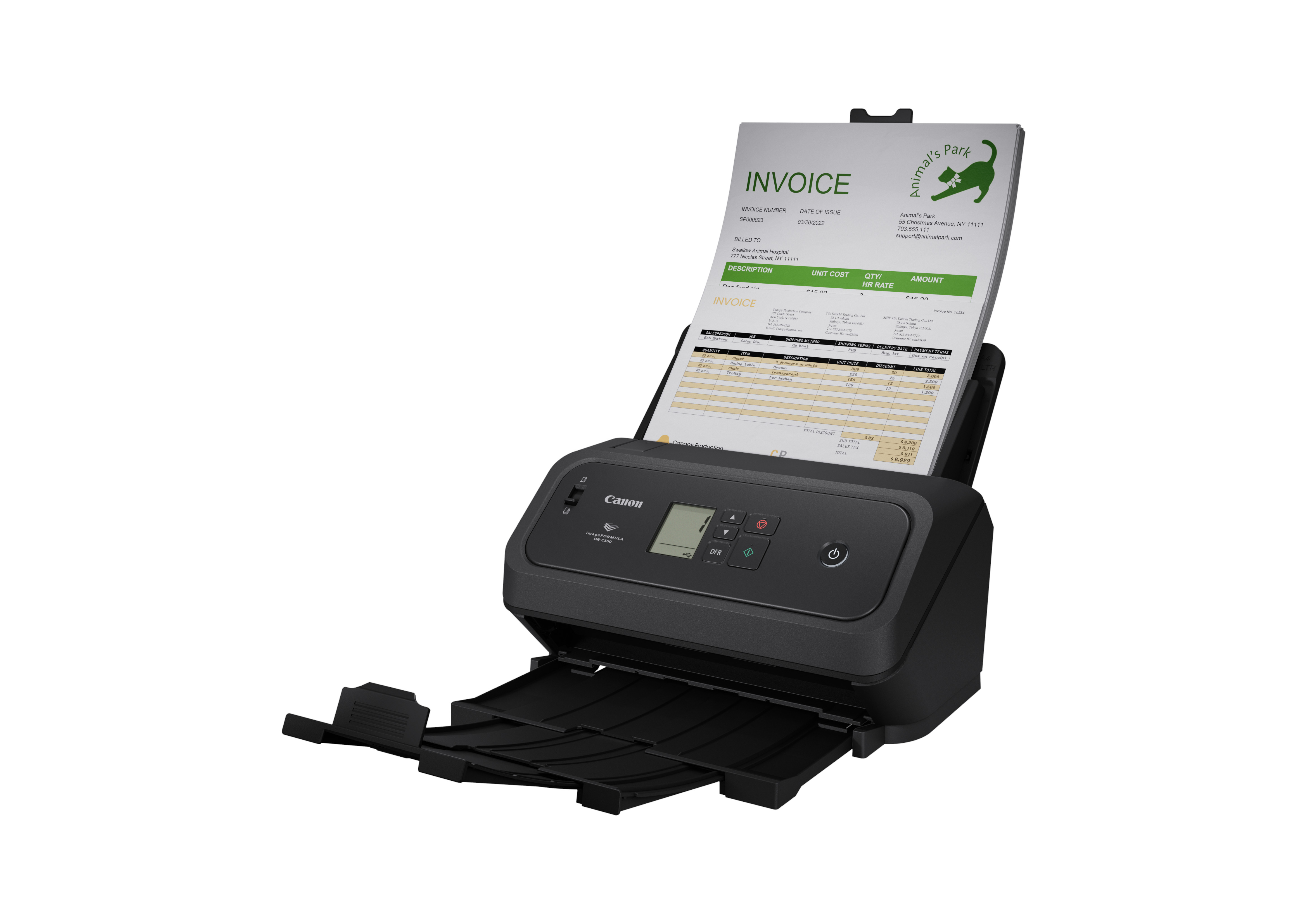 Canon 7291C003 scanner ADF-scanner 600 x 600 dpi A4 Sort