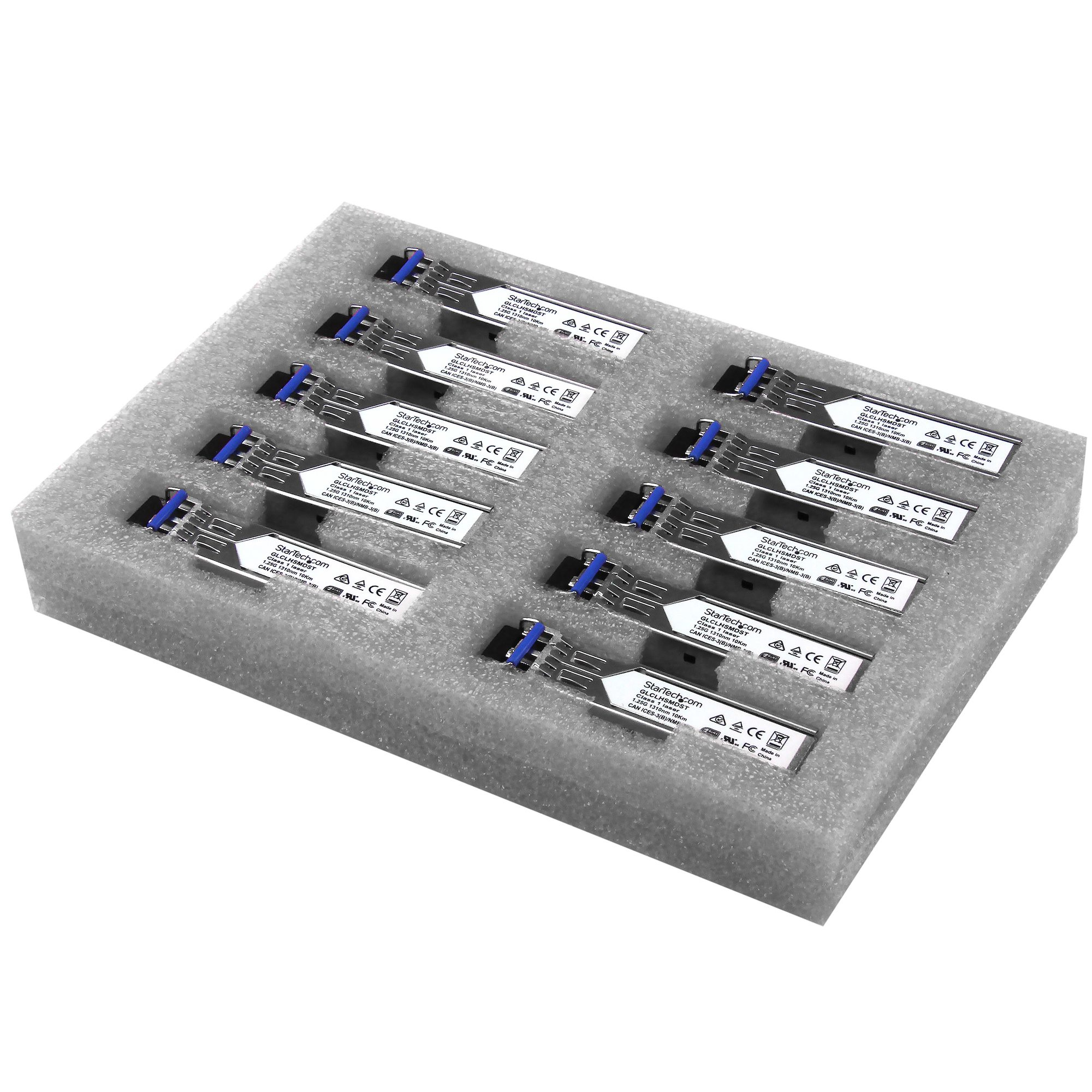 StarTech.com GLCLHSMD10ST modul til netværksmodtager Fiberoptisk 1250 Mbit/s SFP 1310 nm