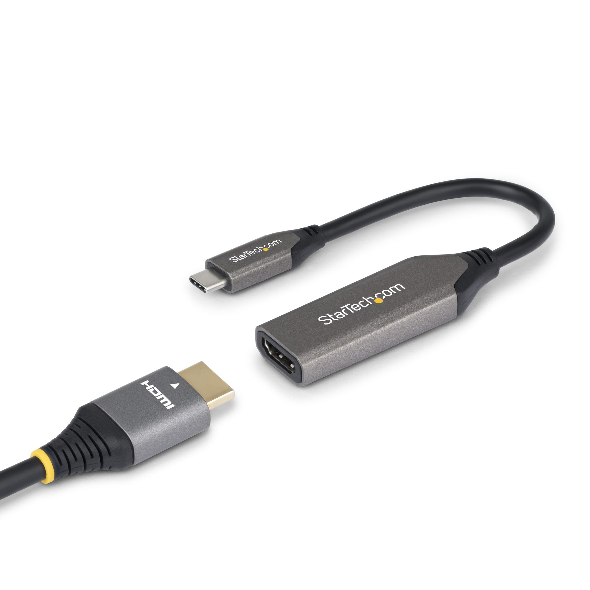 StarTech.com 112B-USBC-HDMI21 videokabel adapter 0,2 m USB Type-C HDMI Type A (Standard) Grå