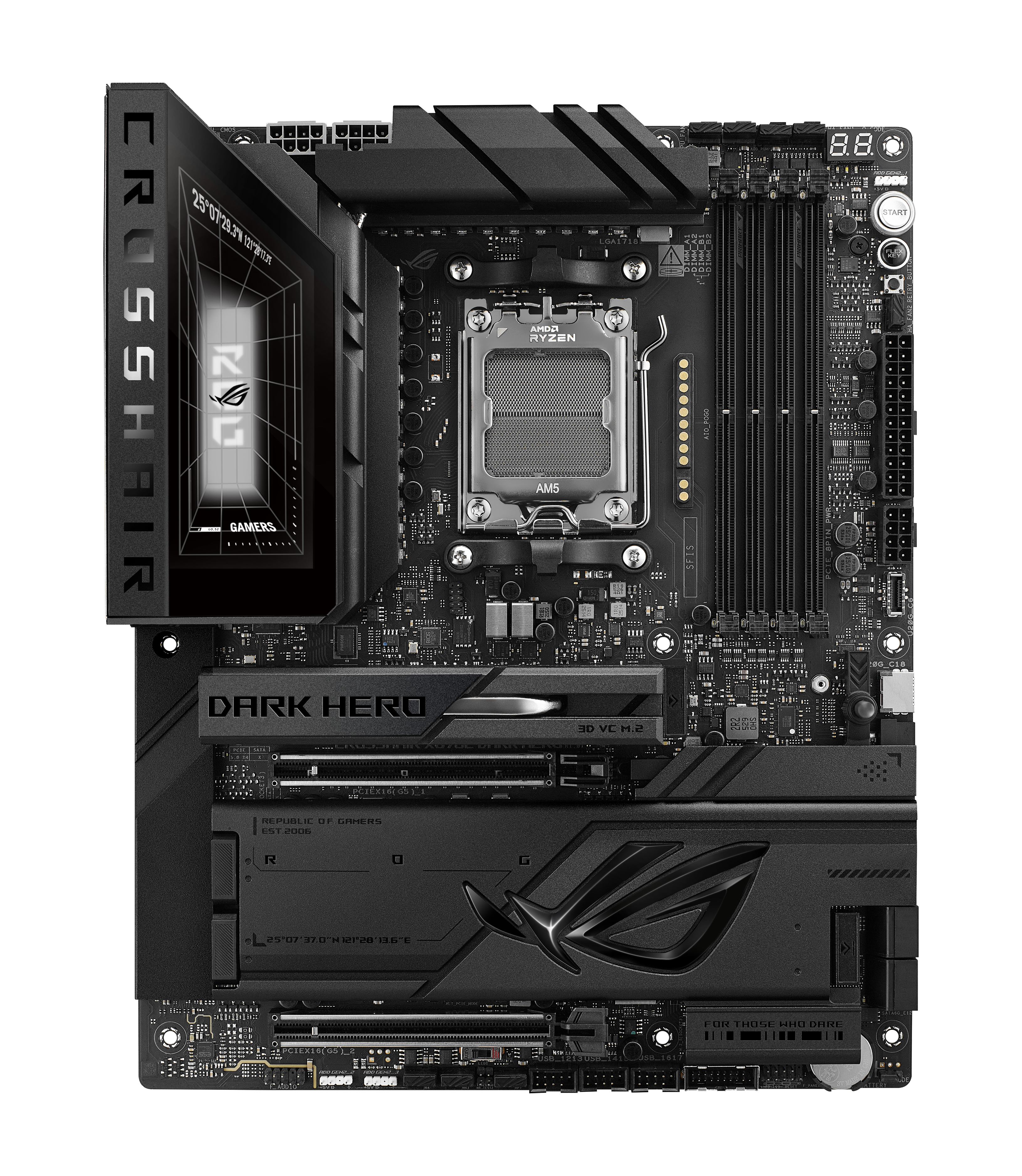 ASUS ROG CROSSHAIR X870E DARK HERO AMD X870E Sokkel AM5 ATX