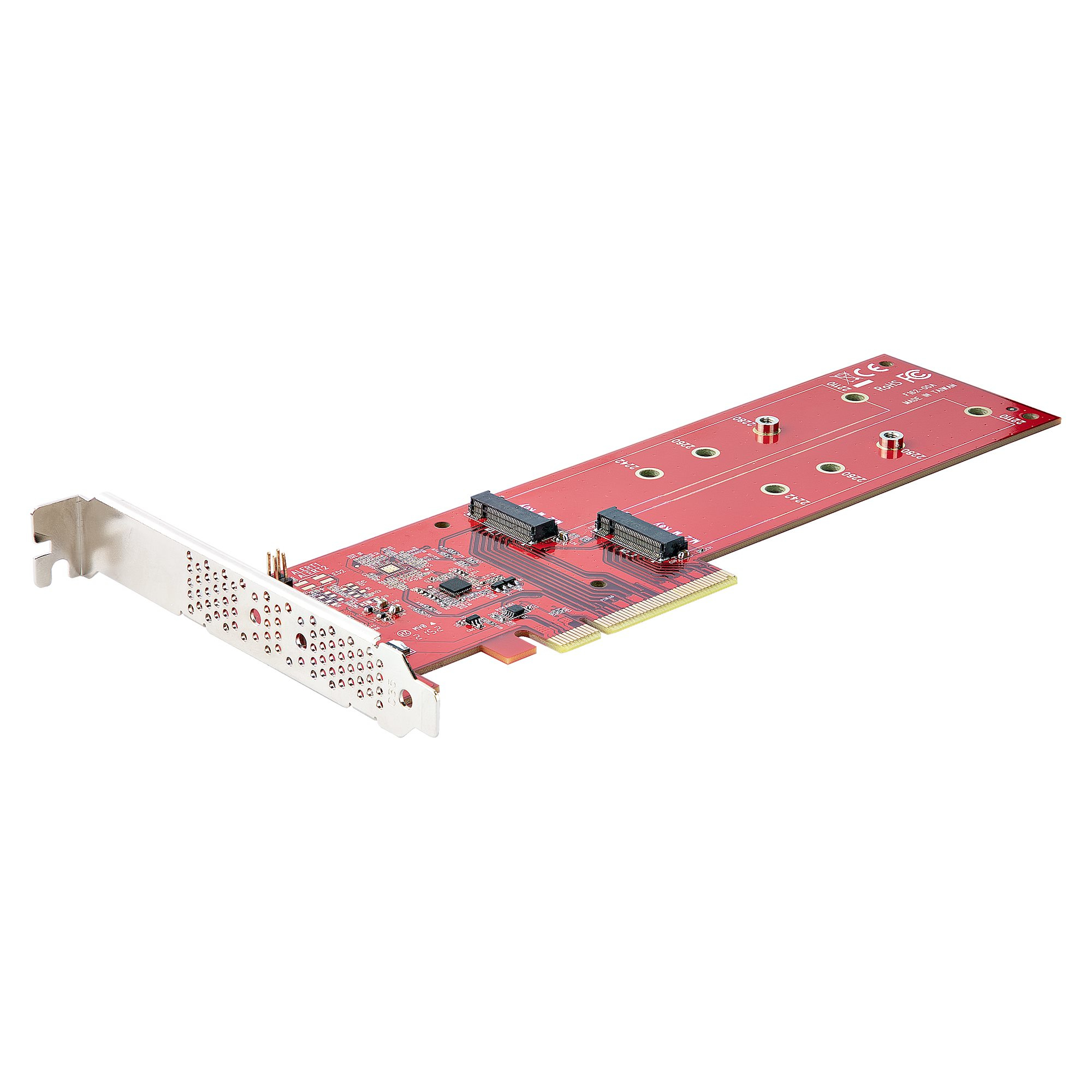 StarTech.com DUAL-M2-PCIE-CARD-B interface-kort/adapter Intern M.2