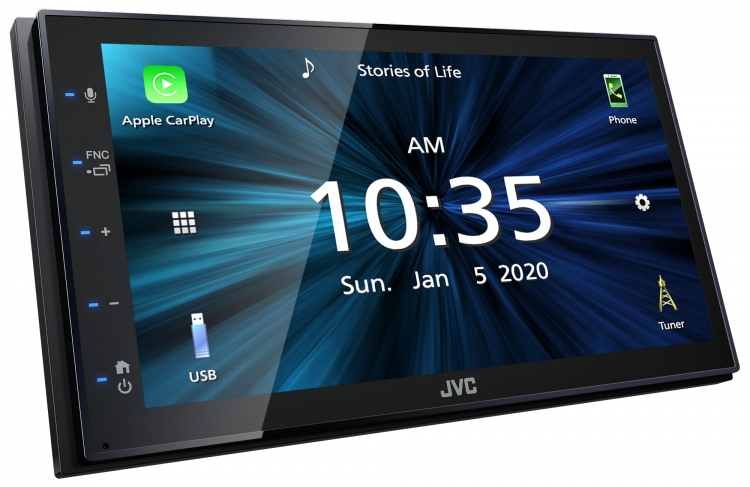 JVC KW-M560BT bil media receiver Sort 200 W Bluetooth