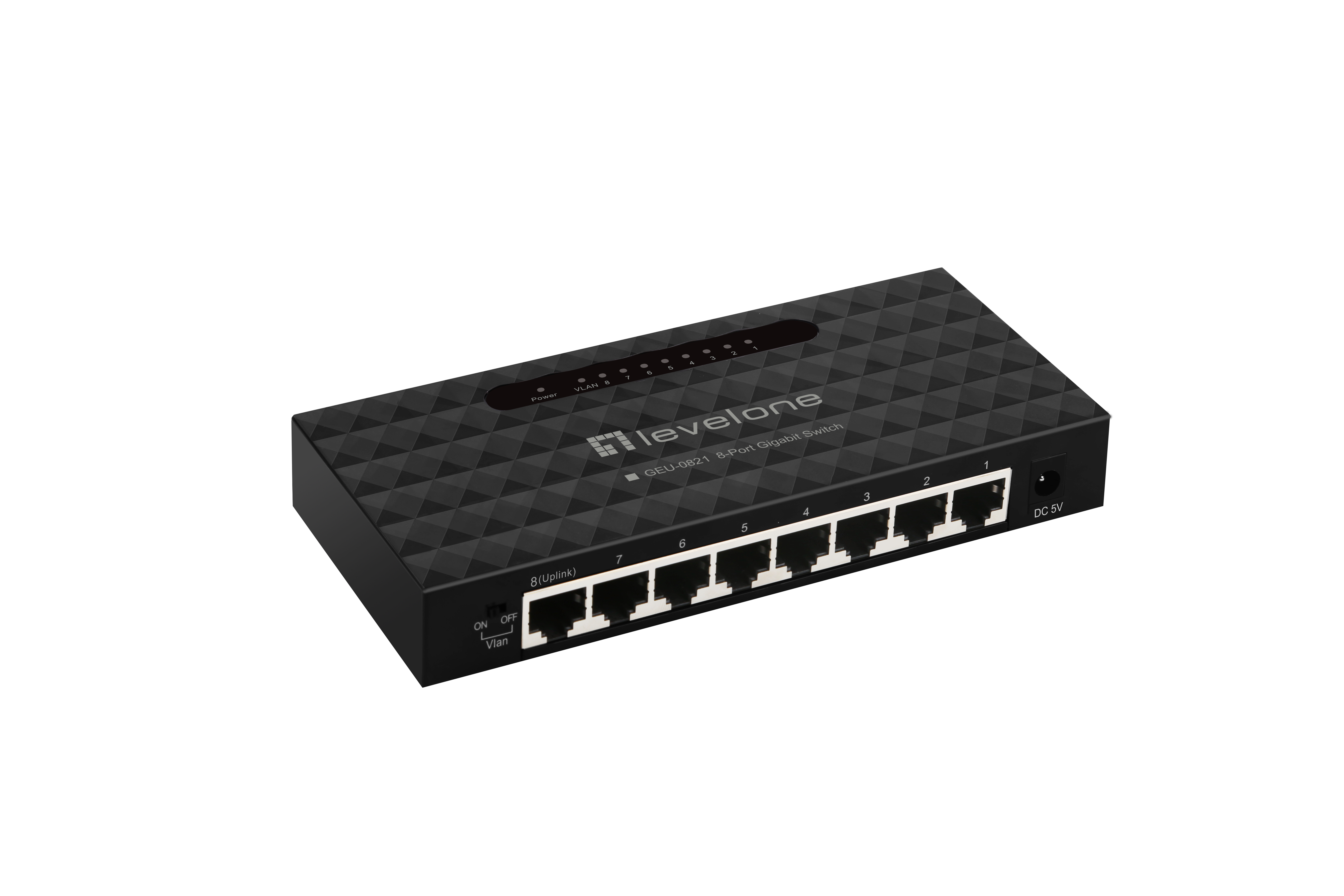LevelOne GEU-0821 netværksswitch Administreret Gigabit Ethernet (10/100/1000)