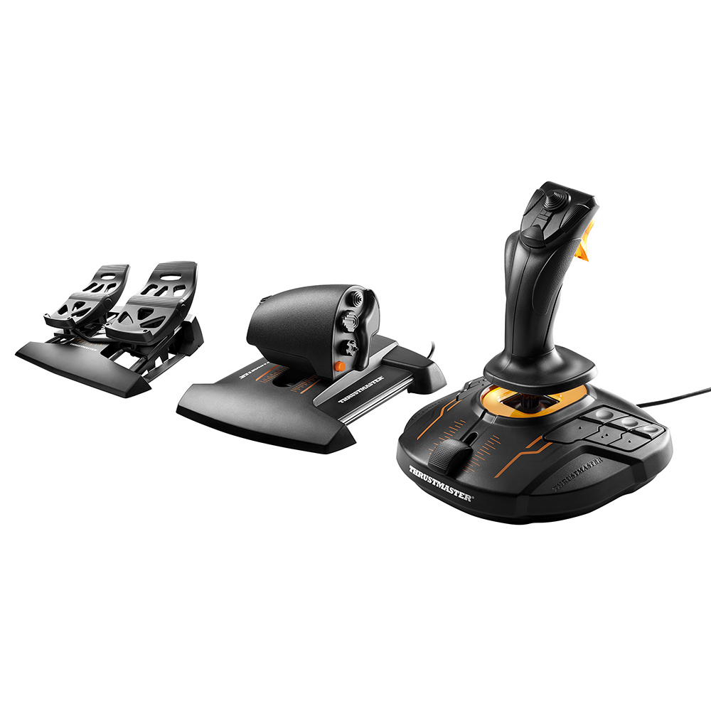 Thrustmaster T.16000M FCS Flight Pack Sort USB Flysimulator Analog/digital PC