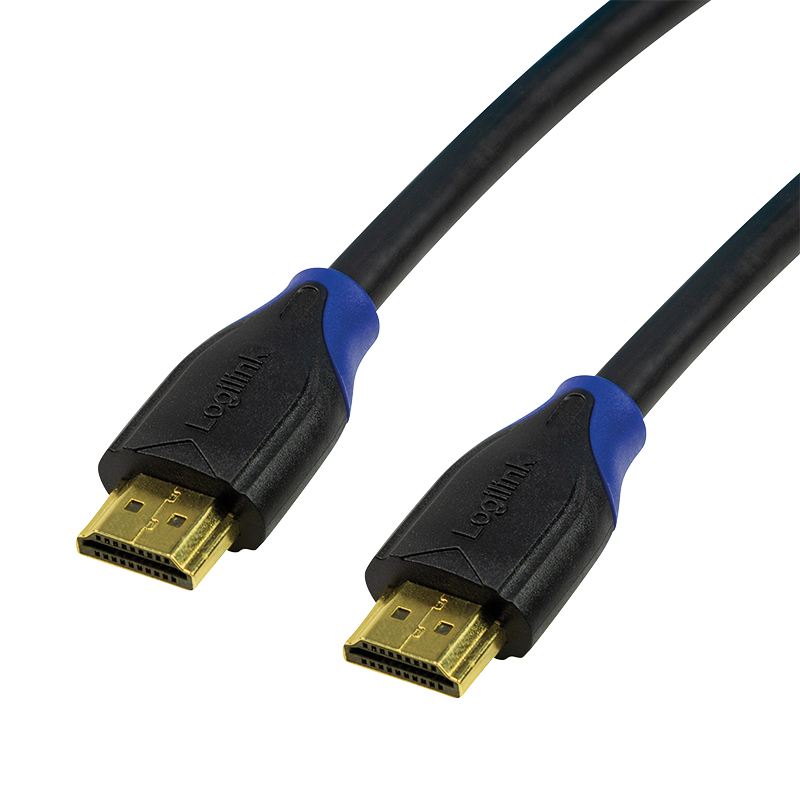 LogiLink CH0066 HDMI-kabel 10 m HDMI Type A (Standard) Sort