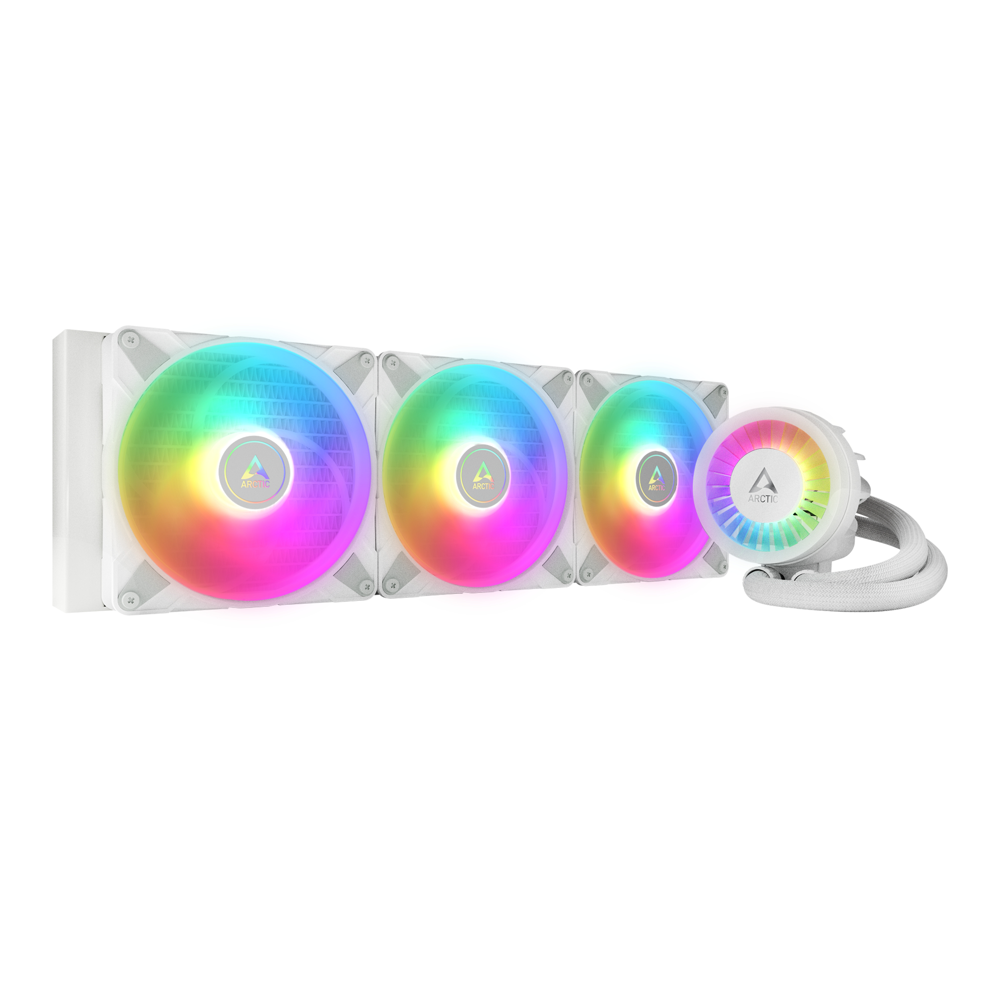 ARCTIC Liquid Freezer III 420 A-RGB Processor Alt-i-en væskekøler 14 cm Hvid 1 stk