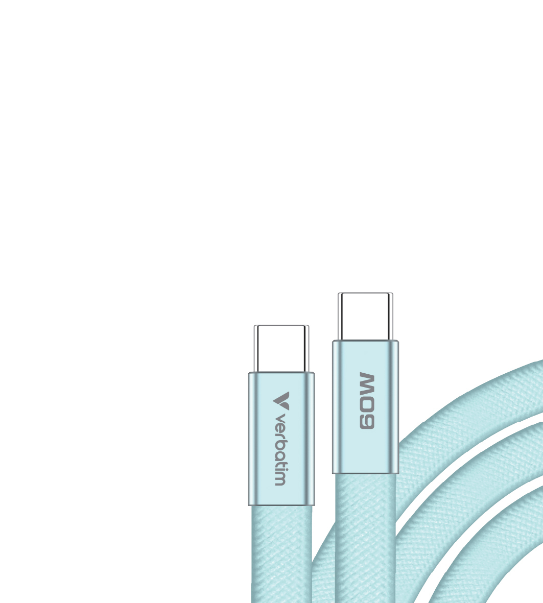 Verbatim 30273 USB-kabel USB 2.0 1,2 m USB C 0,48 Gbit/sek. 60 W Blå