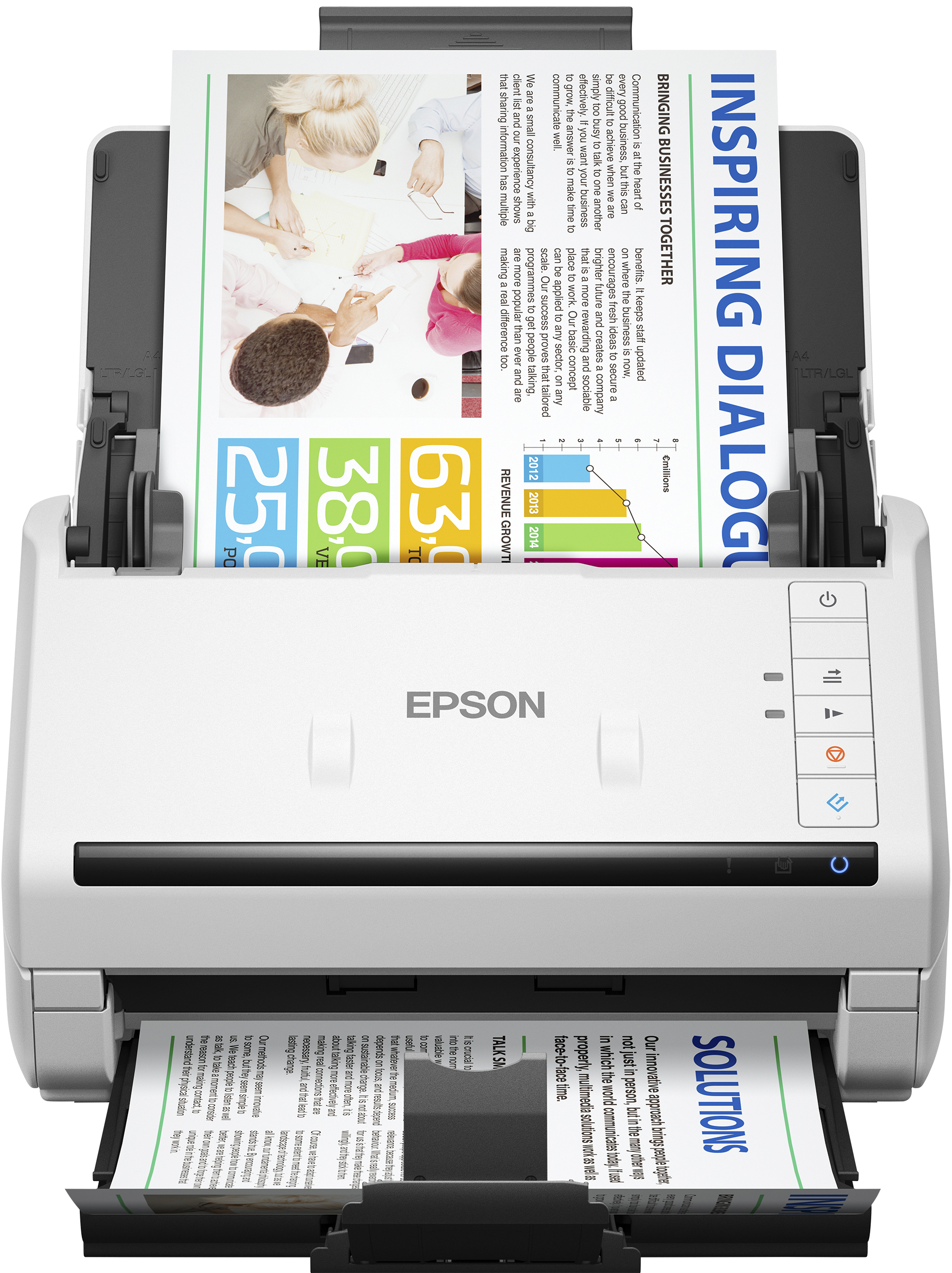 Epson DS-770 II Skanner med papir-tilførsel 600 x 600 dpi A4 Hvid