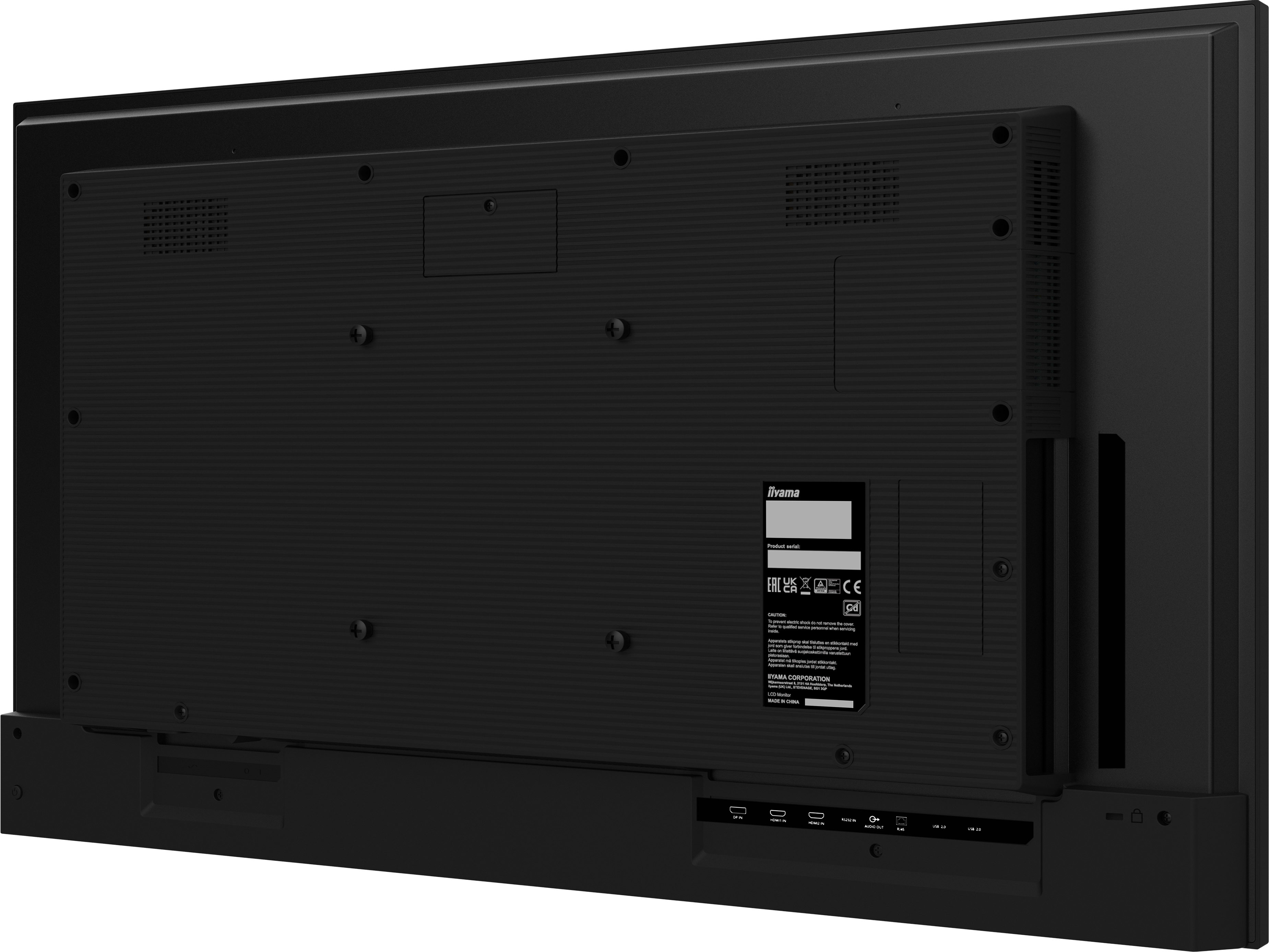 iiyama LH4365UHSB-B1 skilte display Kiosk design 108 cm (42.5") LED Wi-Fi 800 cd/m² 4K Ultra HD Sort Indbygget processer Android 11 24/7