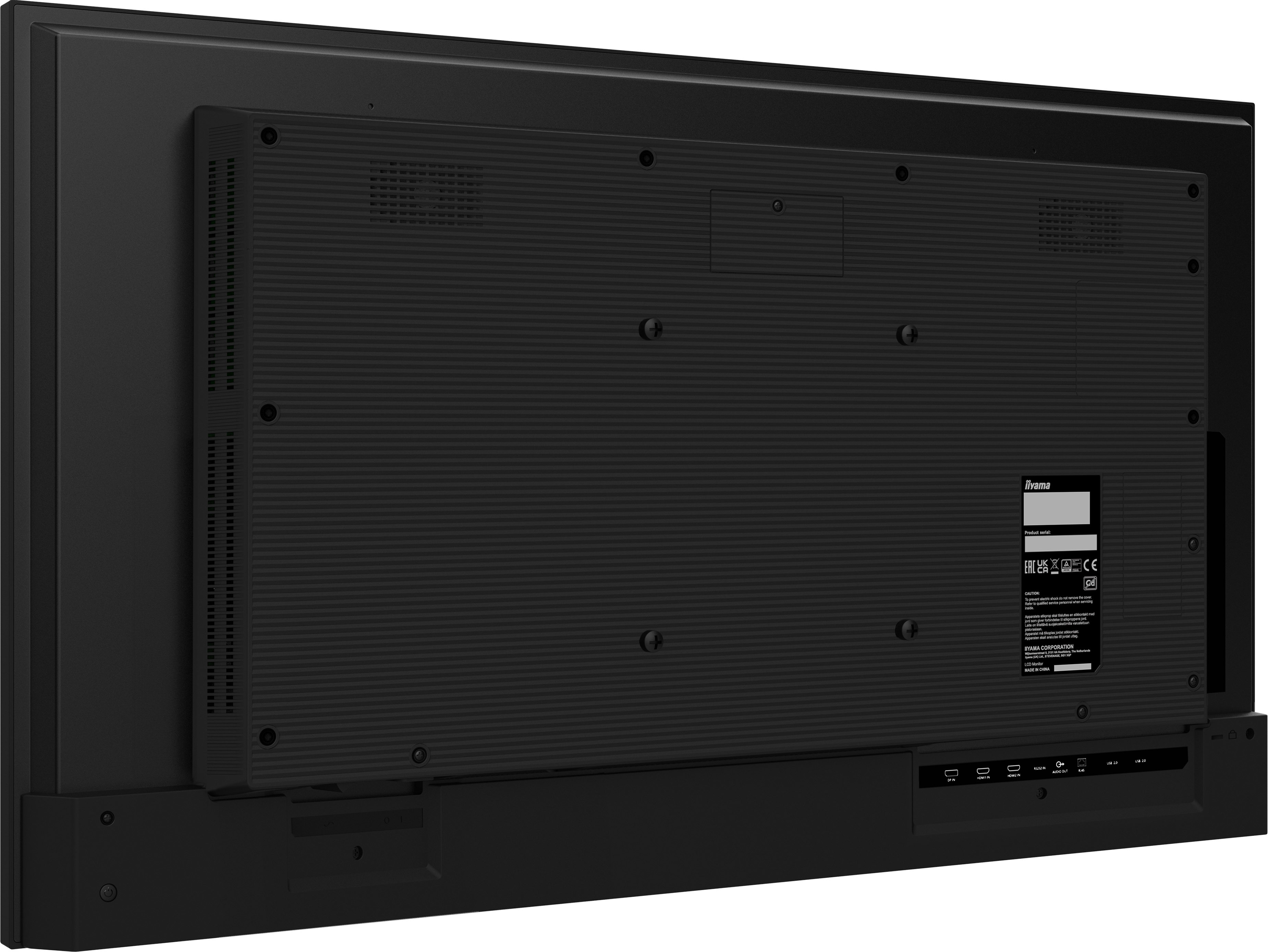 iiyama LH4365UHSB-B1 skilte display Kiosk design 108 cm (42.5") LED Wi-Fi 800 cd/m² 4K Ultra HD Sort Indbygget processer Android 11 24/7