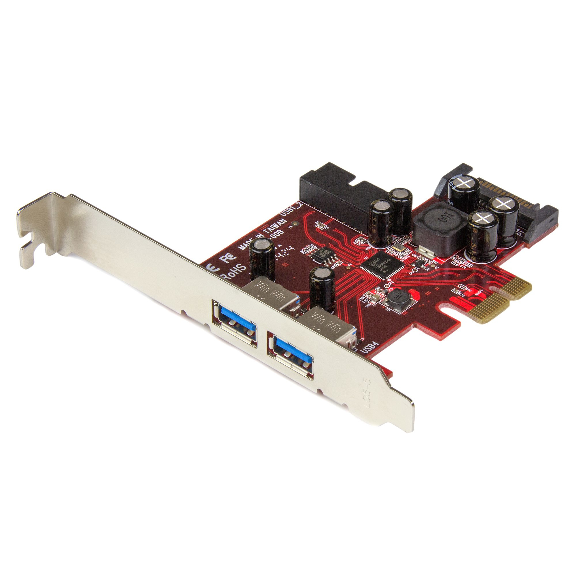 StarTech.com PEXUSB3S2EI interface-kort/adapter Intern SATA, USB 3.2 Gen 1 (3.1 Gen 1)