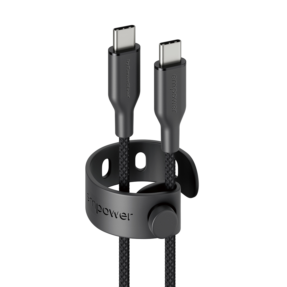 PanzerGlass empower by ® Racing 60W USB-C to USB-C Kabel | USB 2.0 | 1.2M | Space Black