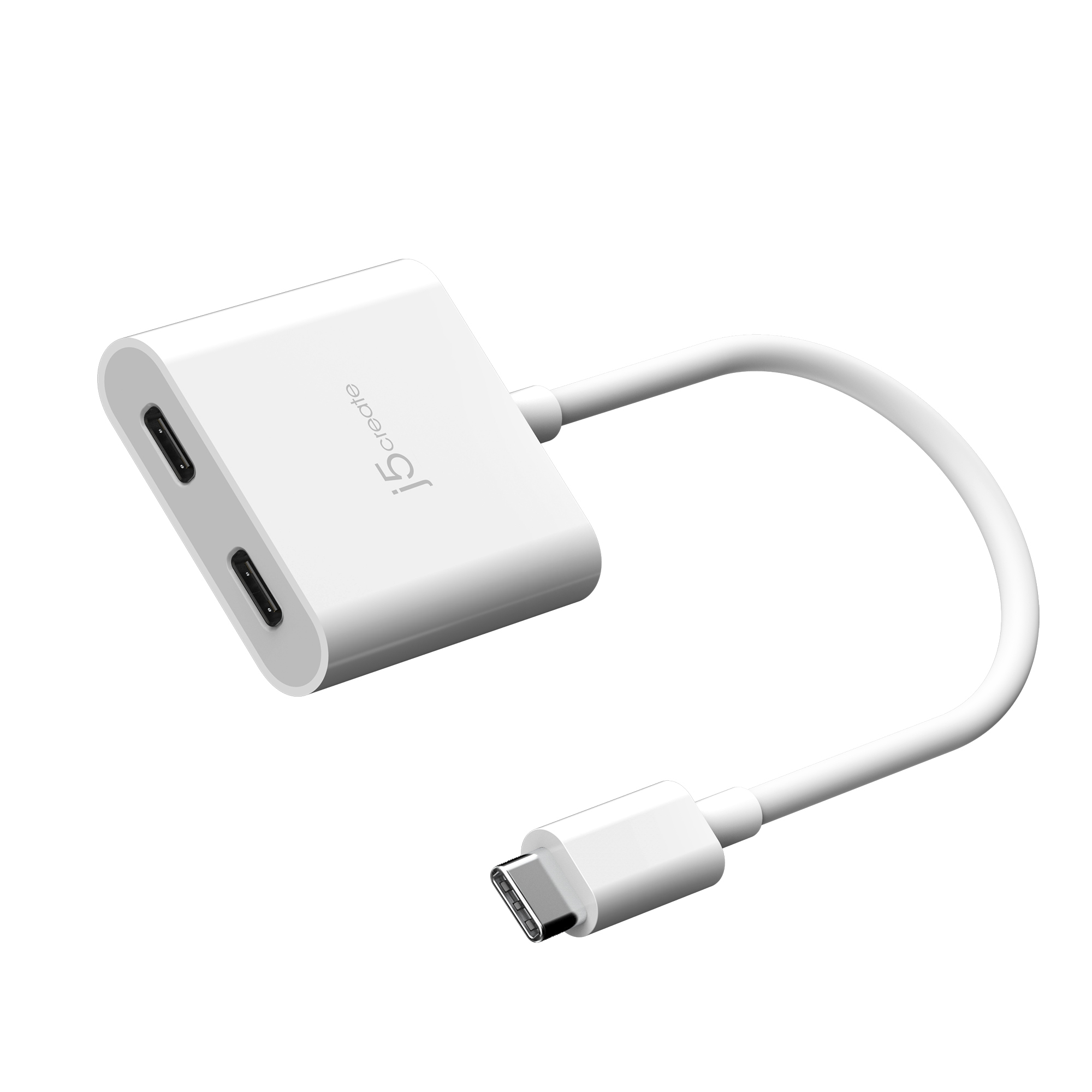 j5create JCA164 0,1 m USB Type-C Hvid