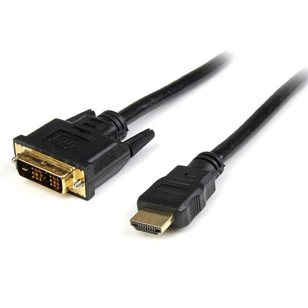 StarTech.com HDDVIMM1M 1 m HDMI DVI-D Sort