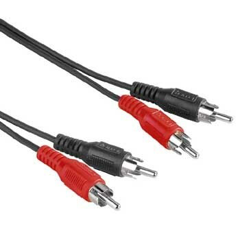 Hama 30457 lydkabel 2,5 m RCA Sort