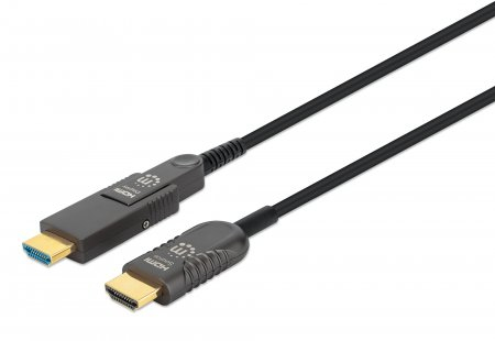 Manhattan 355537 HDMI-kabel 50 m HDMI Type A (Standard) HDMI Type D (Micro) Sort