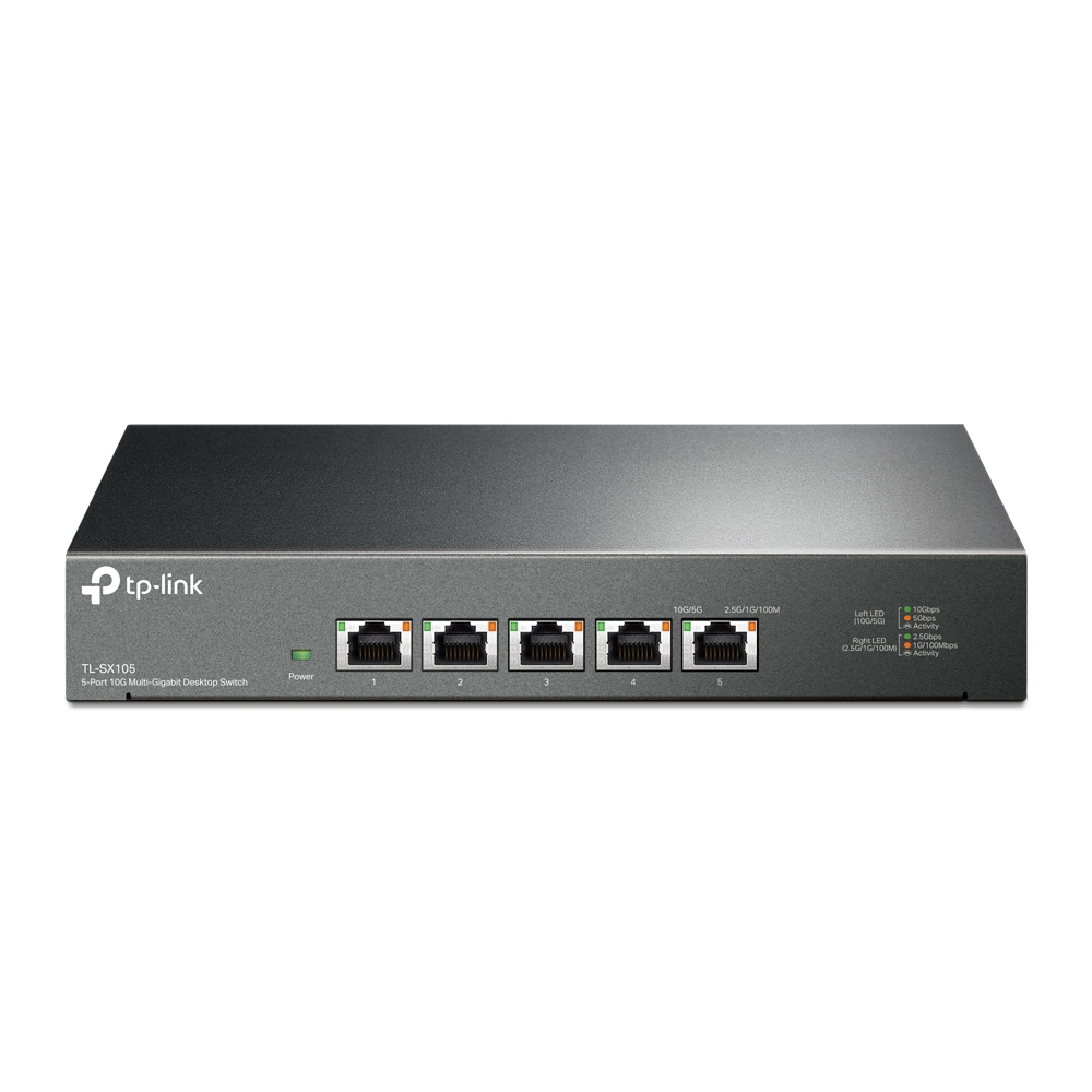 TP-Link TL-SX105 netværksswitch Ikke administreret 10G Ethernet (100/1000/10000) Sort