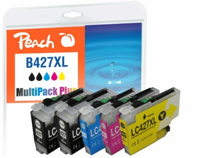 Peach PI500-402 blækpatron 6 stk Kompatibel Højt (XL) udbytte Sort, Blå, Magenta, Gul