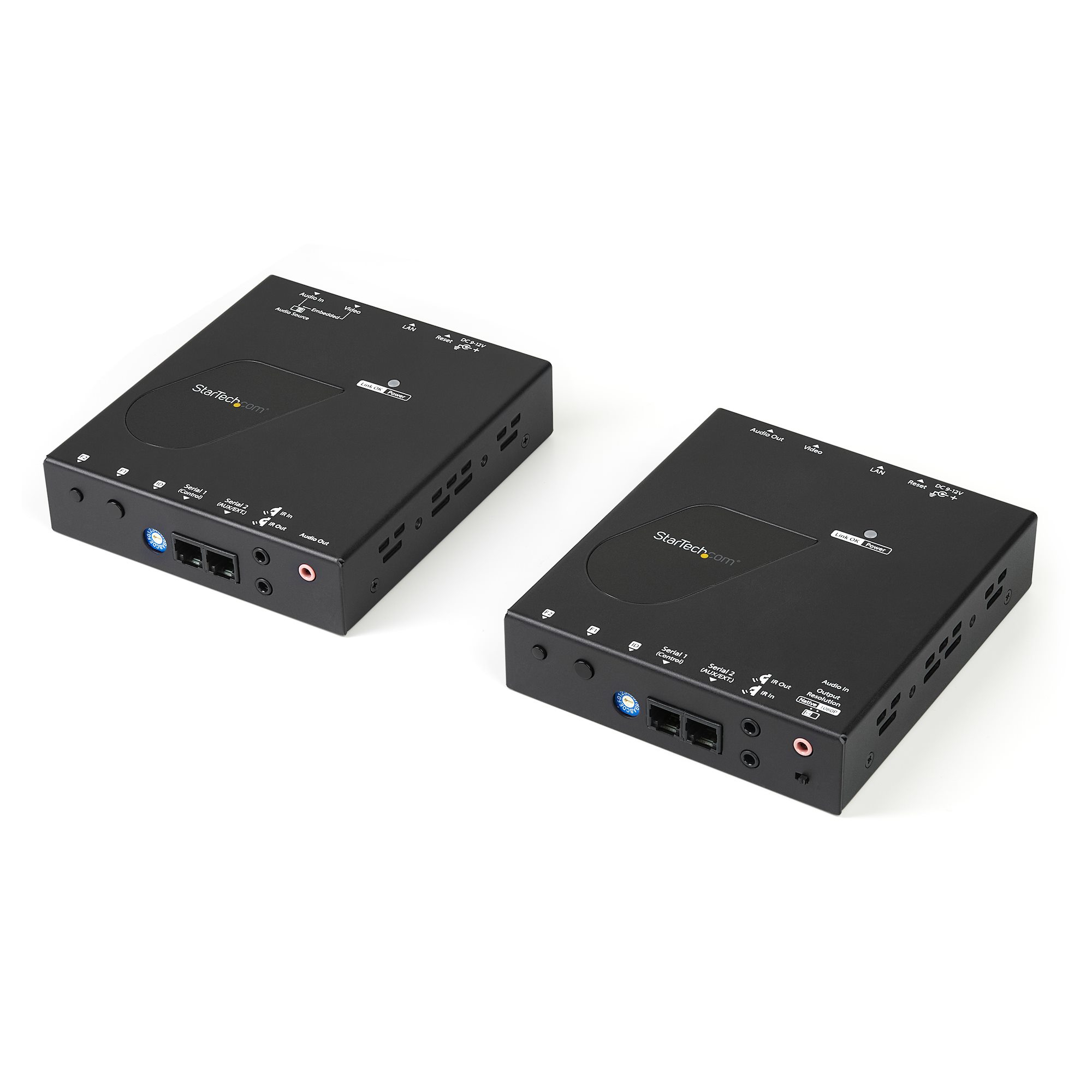 StarTech.com ST12MHDLAN4K AV forlænger AV sender & modtager Sort