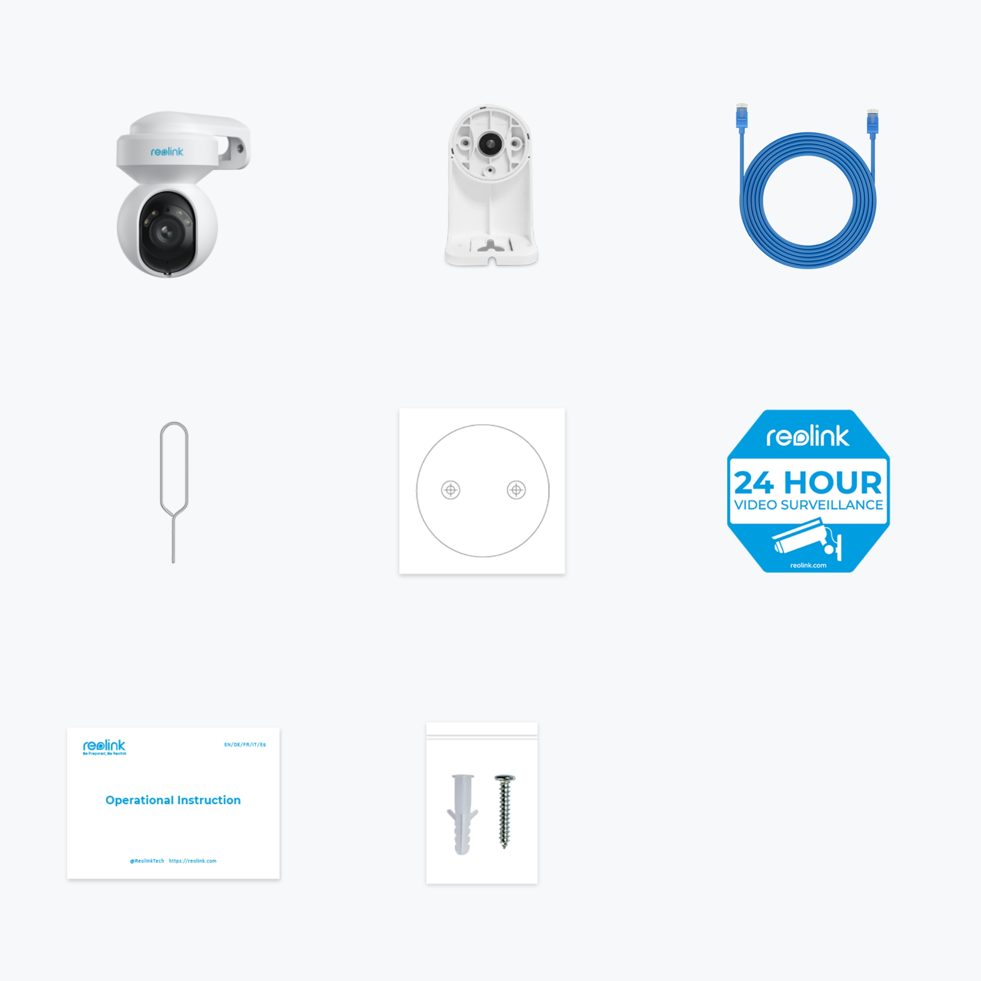 Reolink E Series E560P Sfærisk IP-sikkerhedskamera Indendørs & udendørs 3840 x 2160 pixel Loft/væg