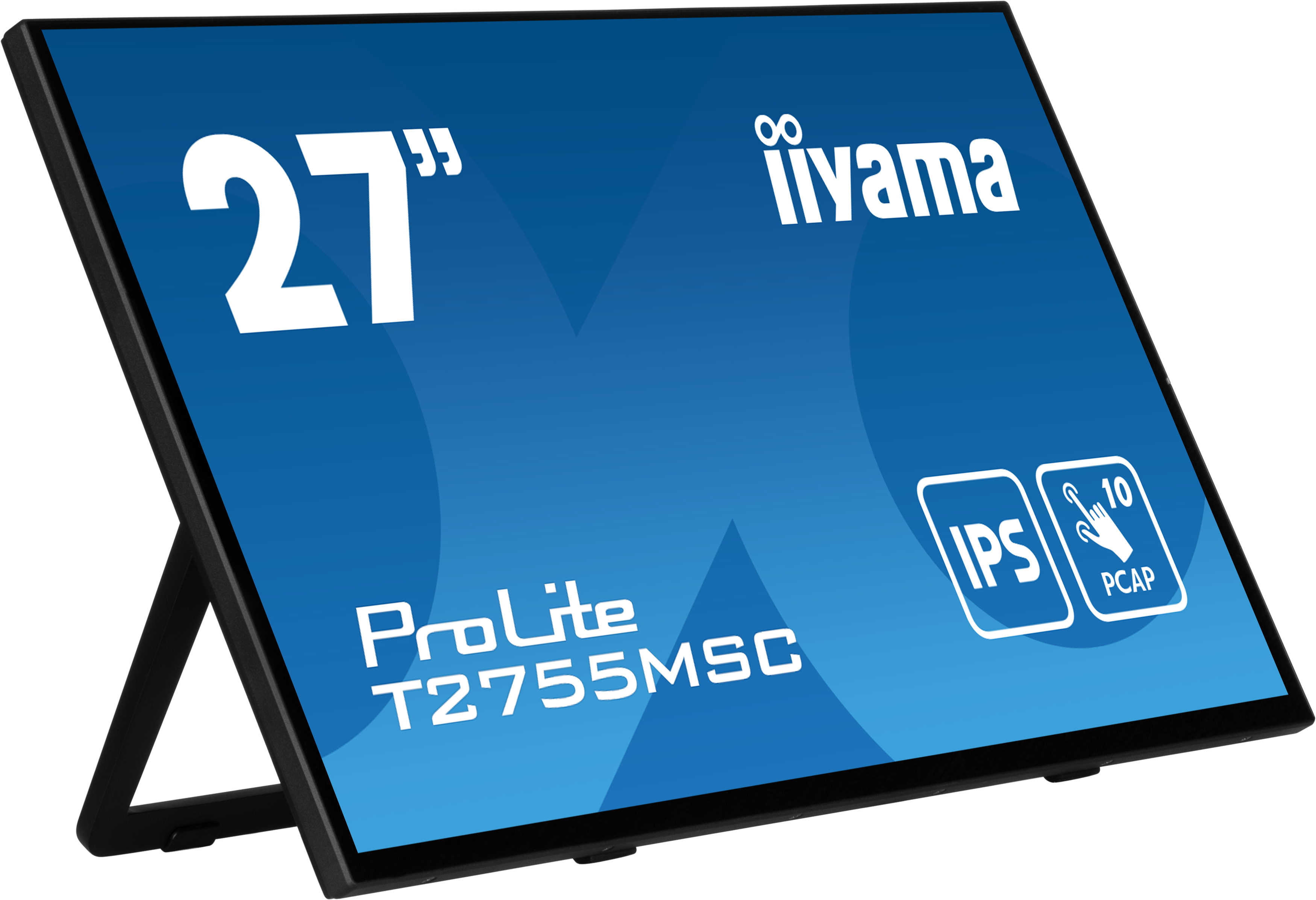 iiyama ProLite T2755MSC-B1 computerskærm 68,6 cm (27") 1920 x 1080 pixel Fuld HD LED Berøringsskærm Bordplade Sort