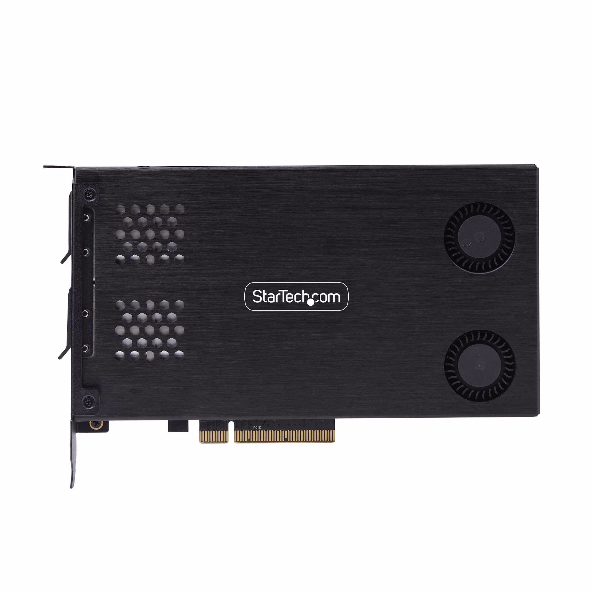 StarTech.com 2M2-REMOVABLE-PCIE drive bay panel Motherboard Sort
