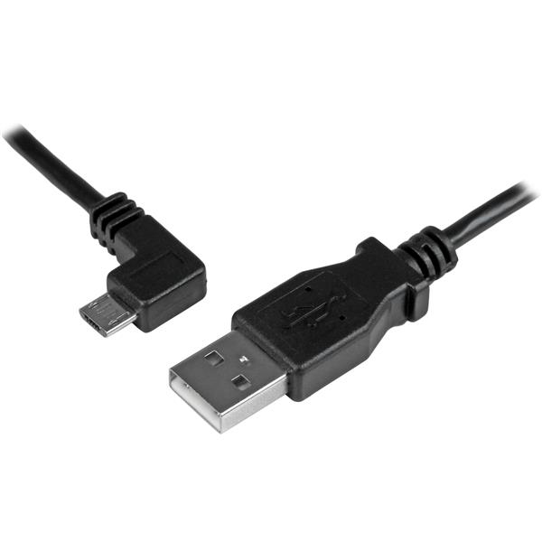 StarTech.com USBAUB1MLA USB-kabel USB 2.0 1 m USB A Micro-USB B Sort