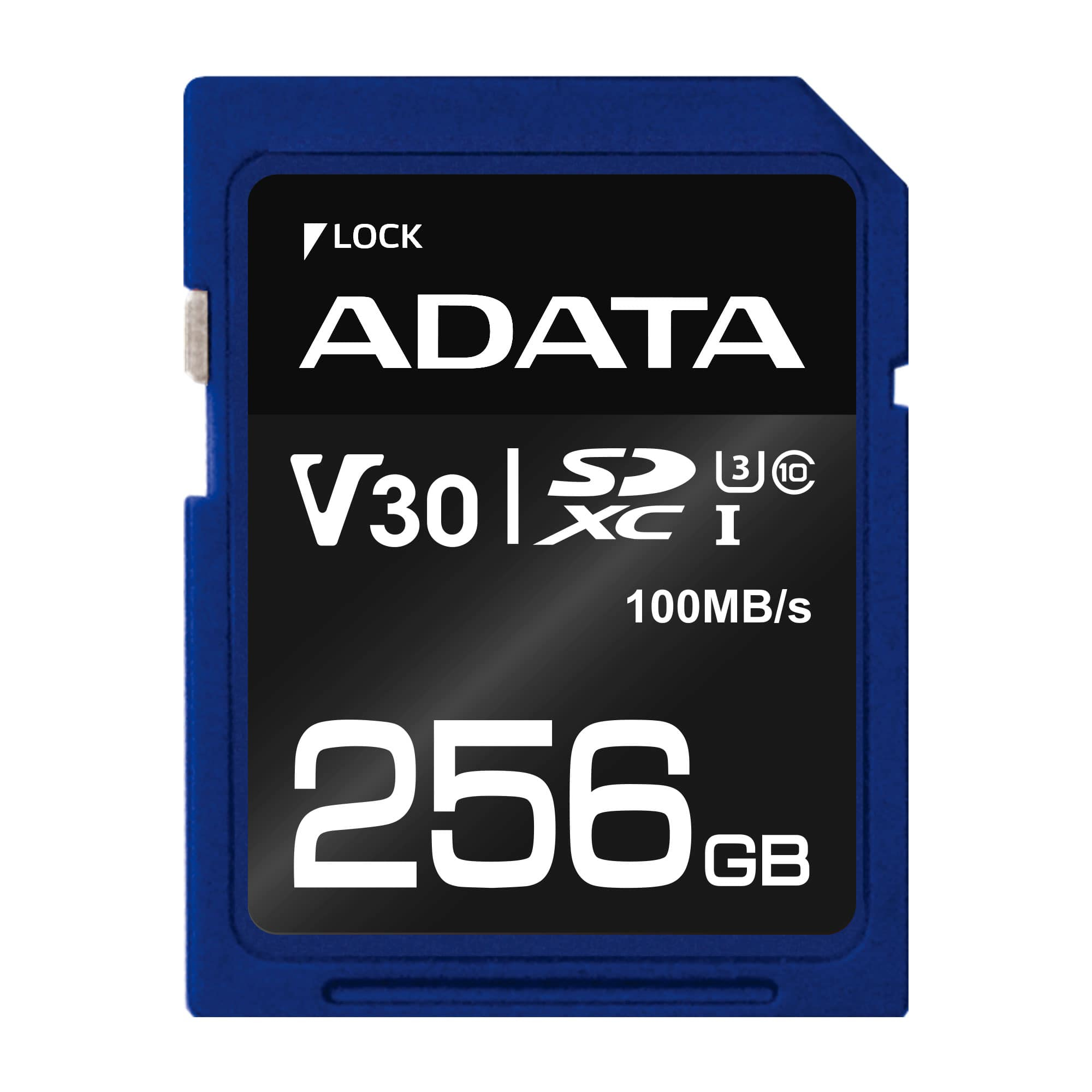 ADATA ASDX256GUI3V30S-R hukommelseskort 256 GB SDXC UHS-I Klasse 10