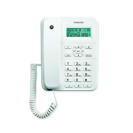 Motorola CT202 Analog telefon Nummervisning Hvid