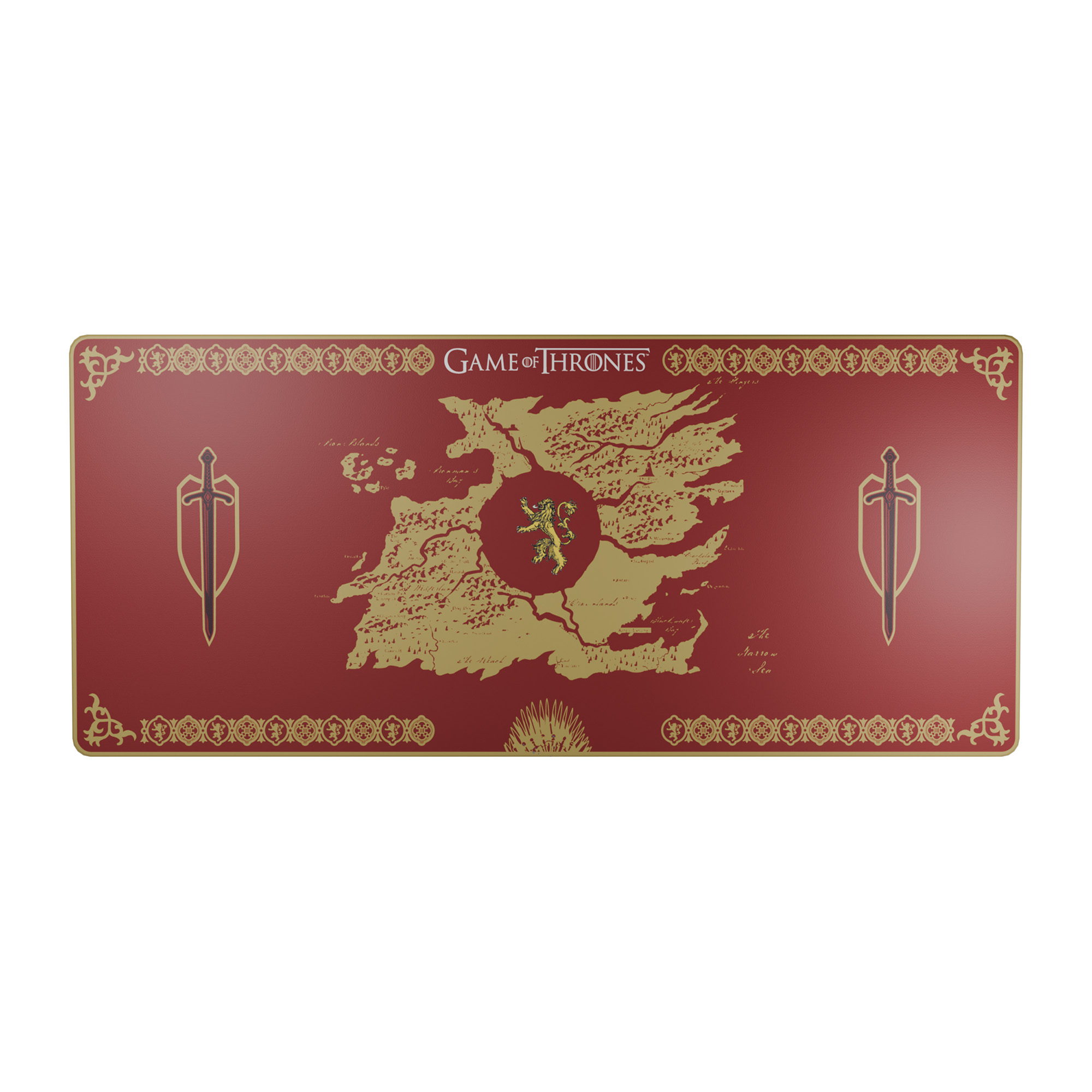 Lexip HBO Game of Thrones - Lannister Edition Gaming musemåtte Rød