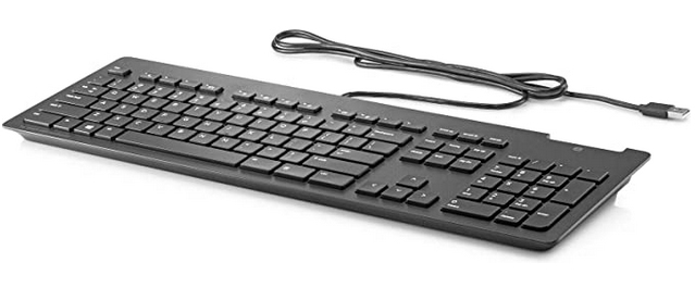 HP 911502-101 tastatur Kontor USB Sort